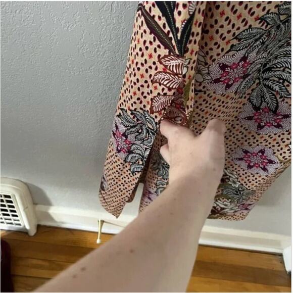 Zara Off-the-Shoulder Floral Print Midi Dress - Picture 6 of 8